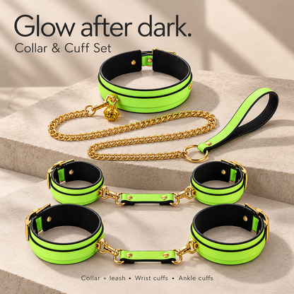 Midnight Glow Bondage Set & Green