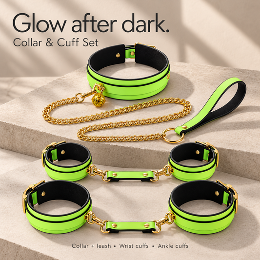 Midnight Glow Bondage Set & Green