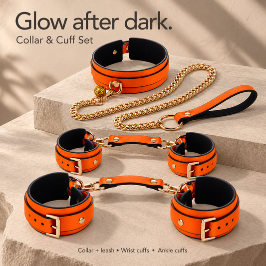 Midnight Glow Bondage Set & Orange