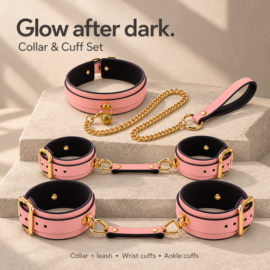 Midnight Glow Bondage Set & Pink