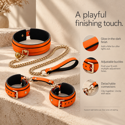 Midnight Glow Bondage Set & Orange