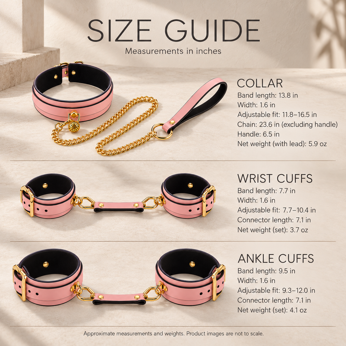 Midnight Glow Bondage Set & Pink