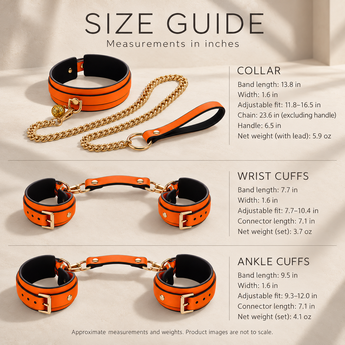 Midnight Glow Bondage Set & Orange