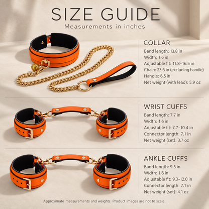 Midnight Glow Bondage Set & Orange