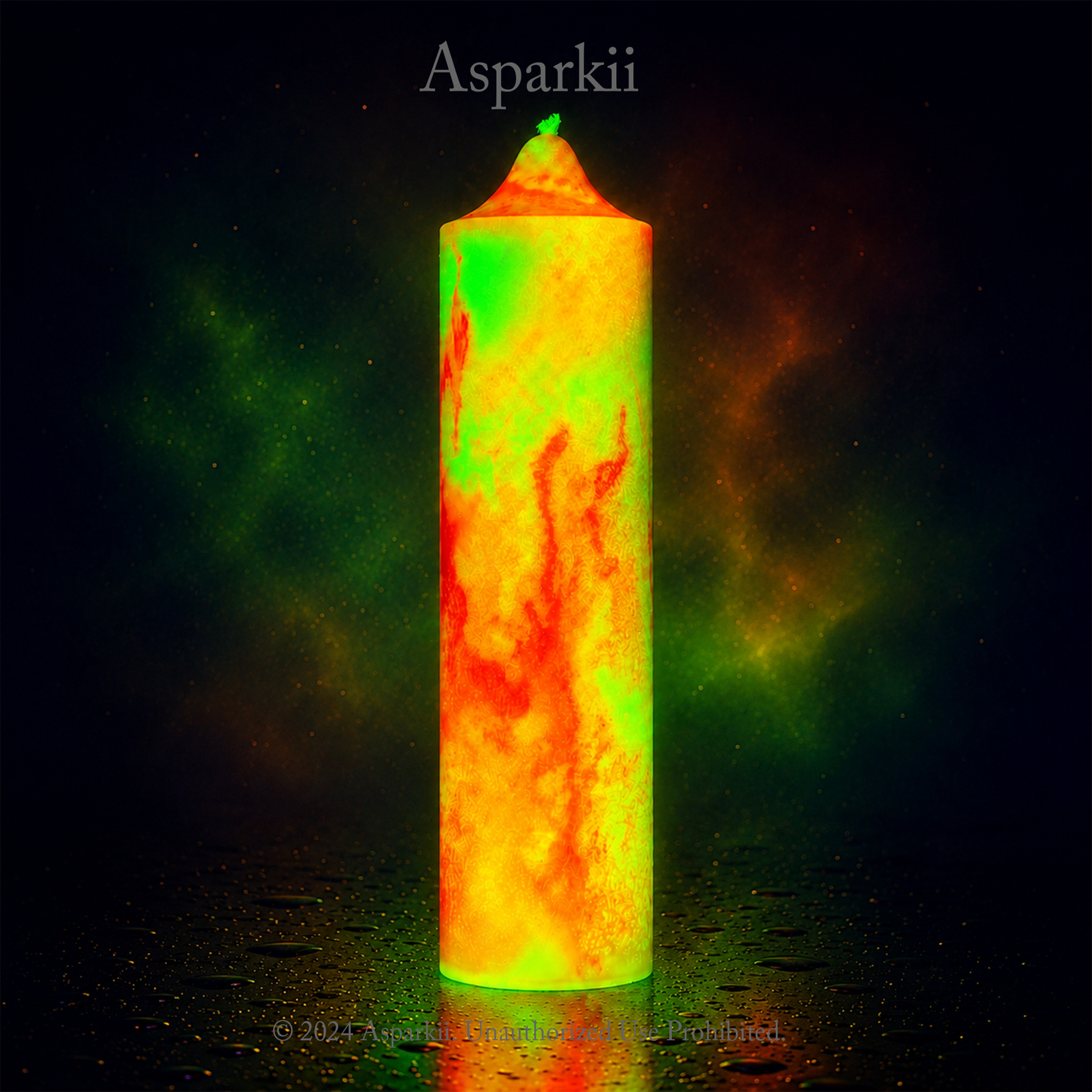 [C107] Fluorescent style Dreamy Citrus Aurora Low Temp Candles