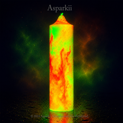[C107] Fluorescent style Dreamy Citrus Aurora Low Temp Candles