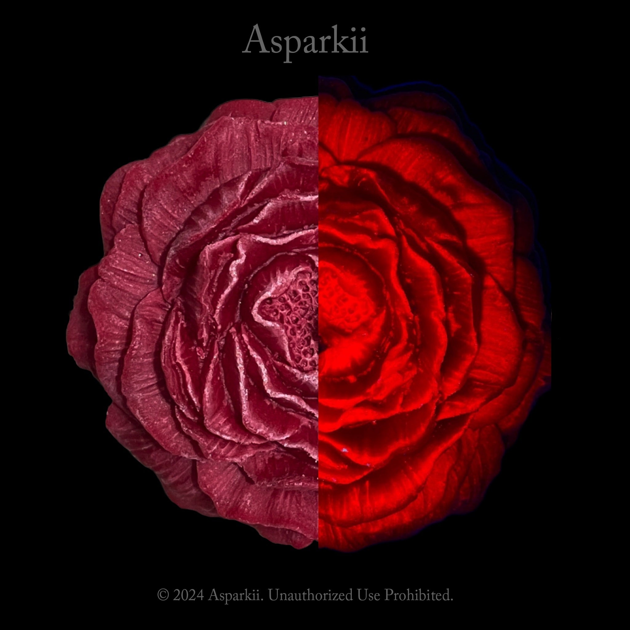 B119] Fluorescent style Infernia Rose Low Temp Candles – Asparkii