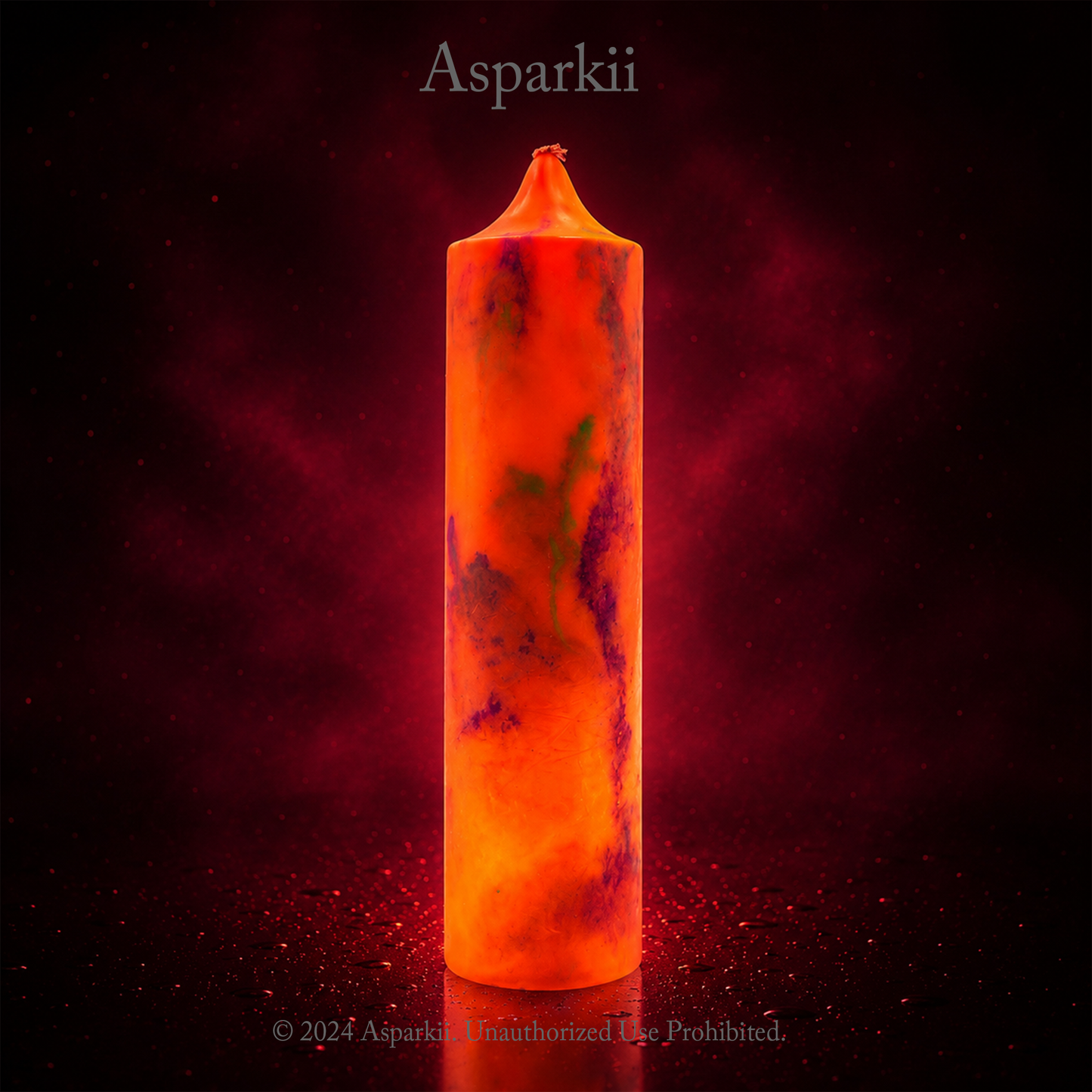 [C106] Fluorescent style Dreamy Sunset Aurora Low Temp Candles